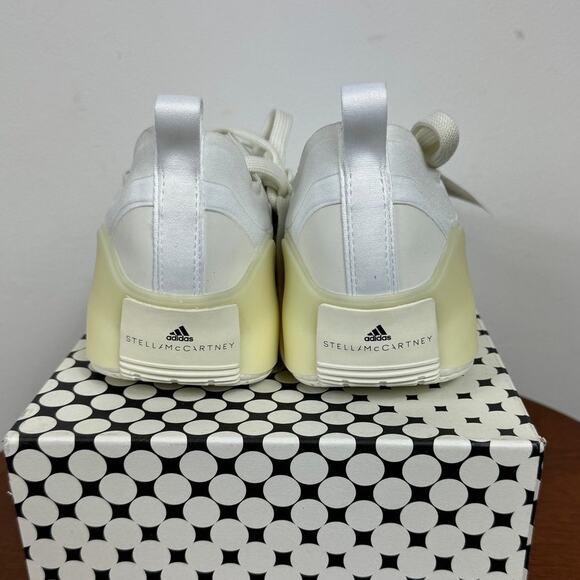 New Adidas by Stella McCartney ASMC Treino Sneakers in White Women's Size 8.5 - Picture 7 of 9